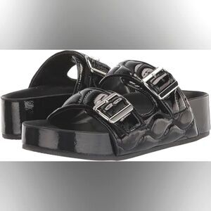 (S-3604)  Chooka Double Buckle Sandal Sz 6